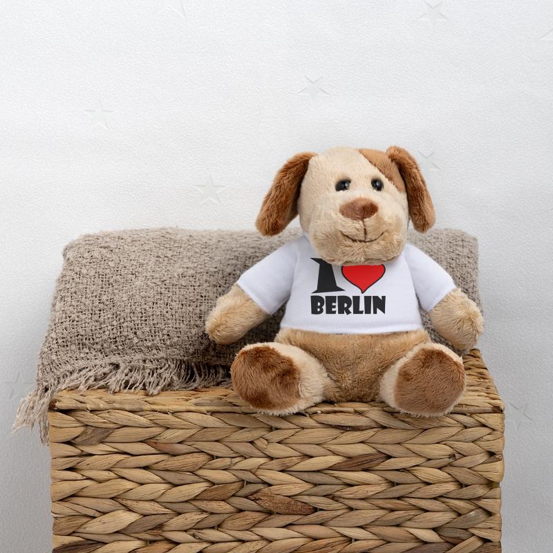J'adore berlin Chien en peluche Helge MiniFeet®