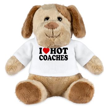 I love hot coaches - MiniFeet® Dog Helge - white - Front