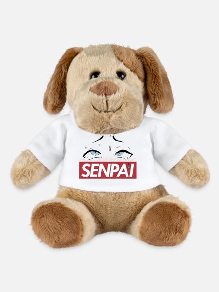 Senpai Augen - MiniFeet® Hund Helge - Weiß