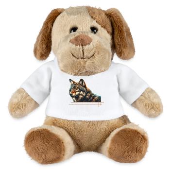 Majestätischer Wolf - MiniFeet® Hund Helge - Weiß - Vorne