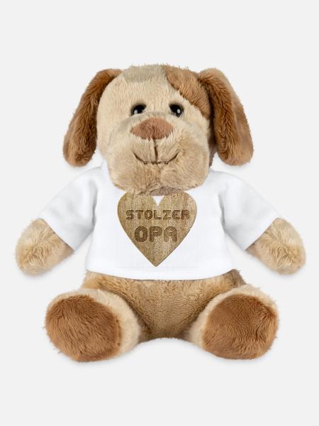Love - Stolzer Opa - MiniFeet® Hund Helge - Weiß