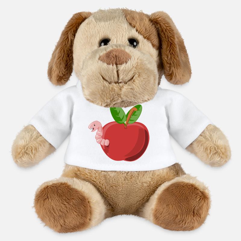 Vers - Chien en peluche Helge MiniFeet® - blanc