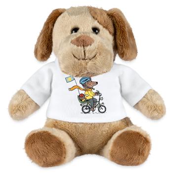 Dad and Jan / kidscontes - MiniFeet® Dog Helge - white - Front