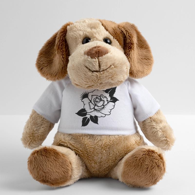 A Rose Dessiné Chien en peluche Helge MiniFeet®