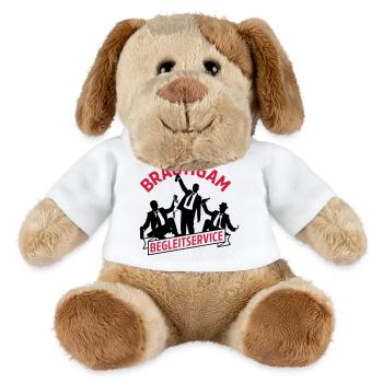 begleitservice junggesellenabschied bräutigam - MiniFeet® Hund Helge - Weiß - Vorne