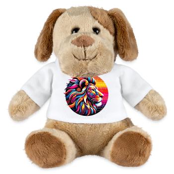 Lion - Chien en peluche Helge MiniFeet® - blanc - Devant