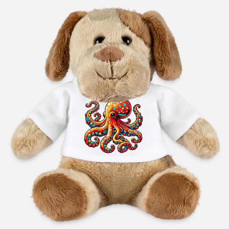 Octopus - MiniFeet® Dog Helge - white