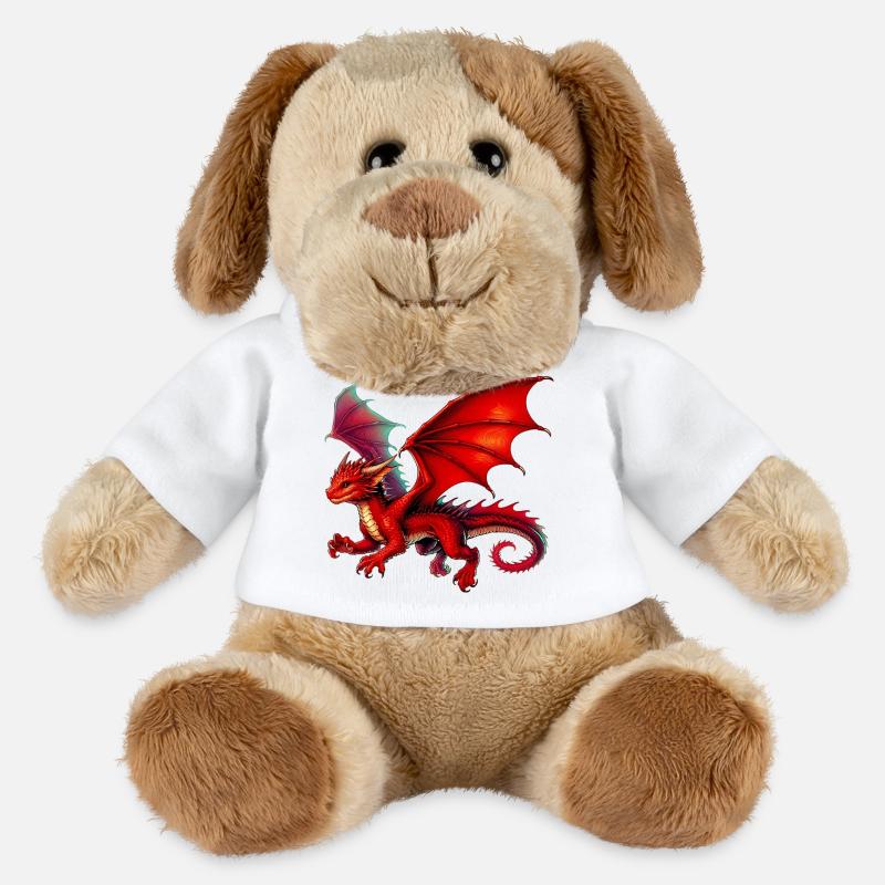 Drache - MiniFeet® Hund Helge - Weiß
