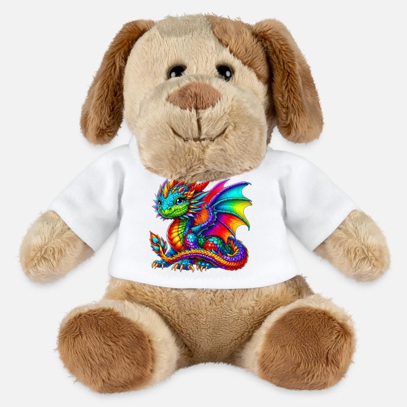 Drache - MiniFeet® Hund Helge - Weiß