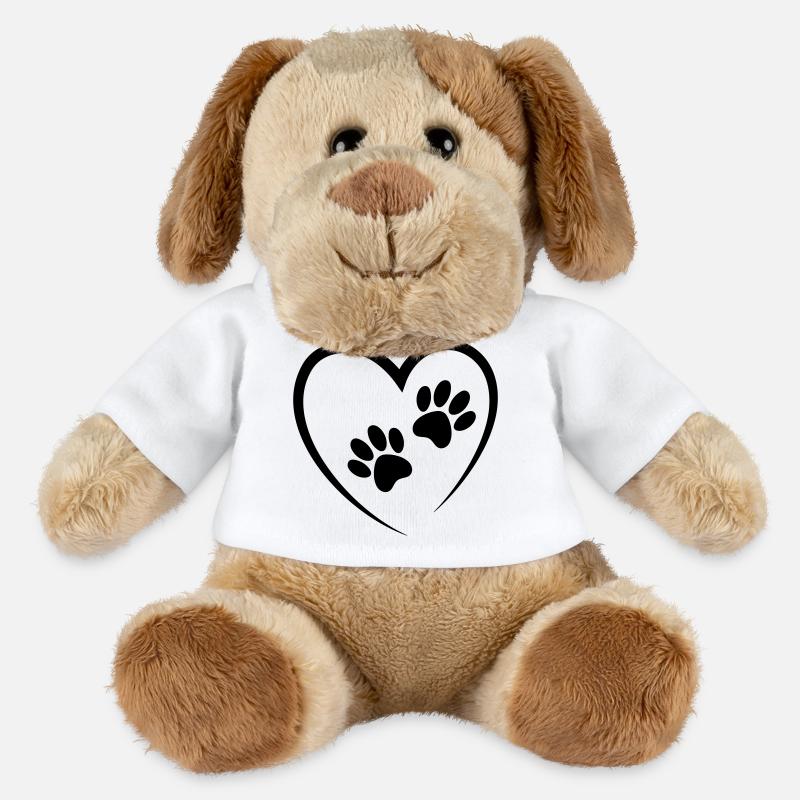 1Herz2Pfoten - MiniFeet® Hund Helge - Weiß