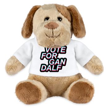 Election, Vote For, America - MiniFeet® Dog Helge - white - Front
