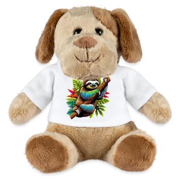 Paresse - Chien en peluche Helge MiniFeet® - blanc - Devant