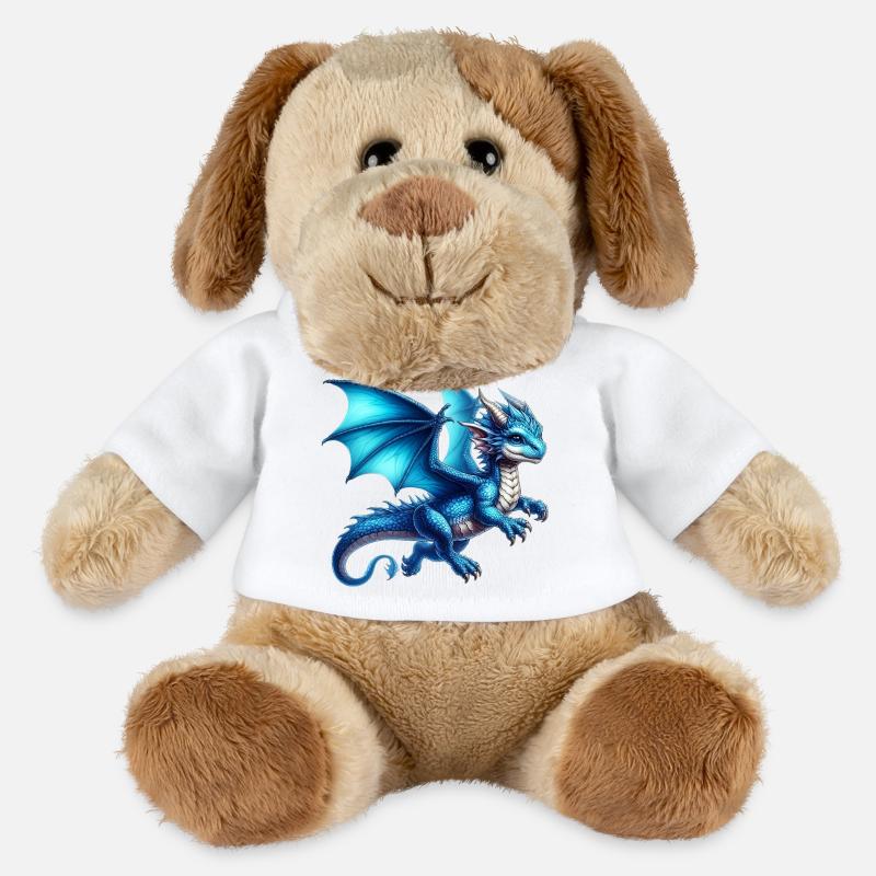 Drache - MiniFeet® Hund Helge - Weiß