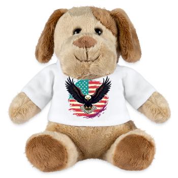 Pygargue à tête blanche - Chien en peluche Helge MiniFeet® - blanc - Devant