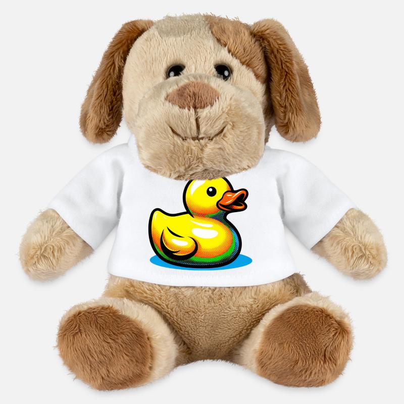 Caneton Canard Canard Canard - Chien en peluche Helge MiniFeet® - blanc