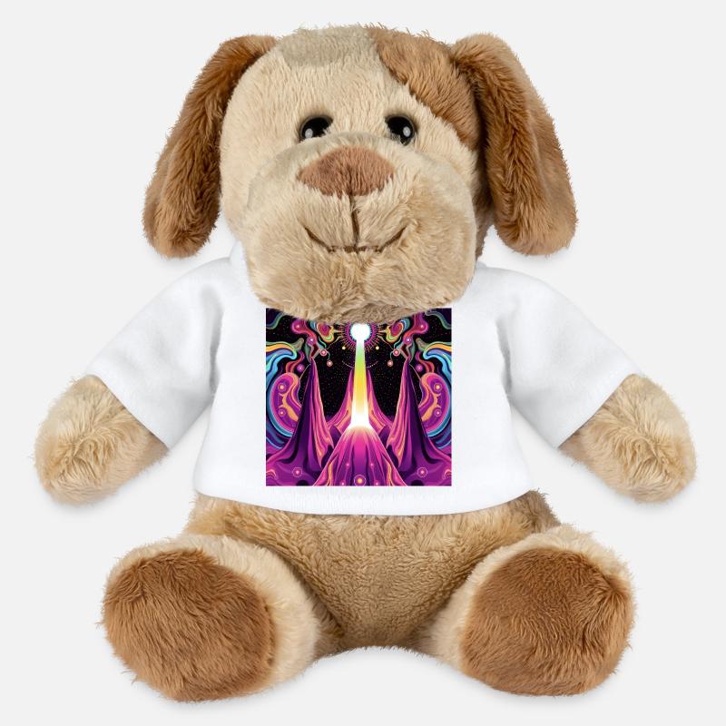 Psychedelic - MiniFeet® Hund Helge - Weiß