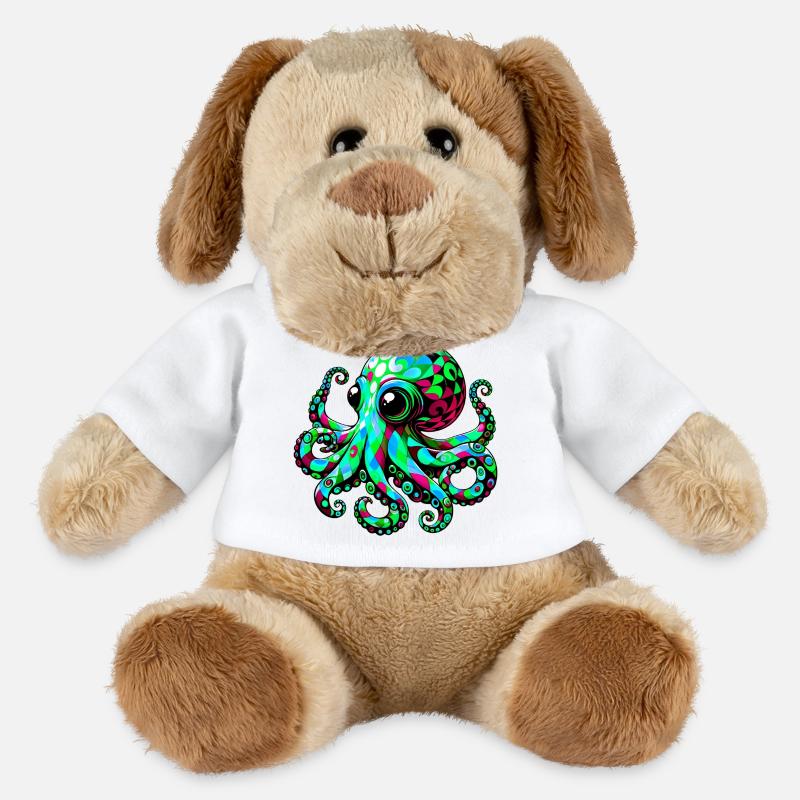 Krake - MiniFeet® Hund Helge - Weiß