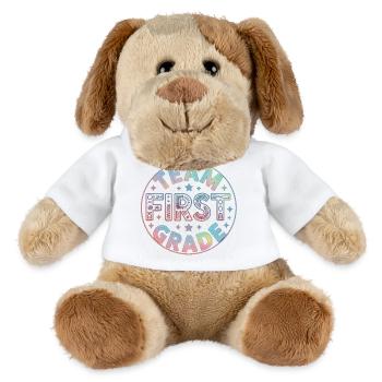 Team First Grade Back To School - MiniFeet® Hund Helge - Weiß - Vorne