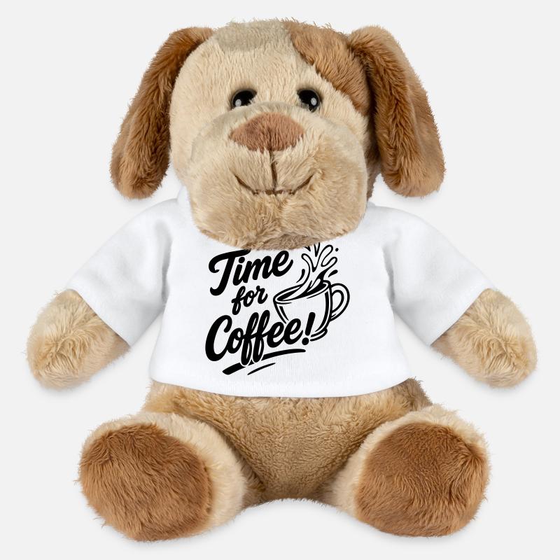 Time for Coffee! - MiniFeet® Hund Helge - Weiß