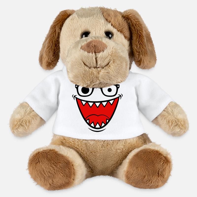Retro Y2K Monster Emo Halloween - MiniFeet® Hund Helge - Weiß
