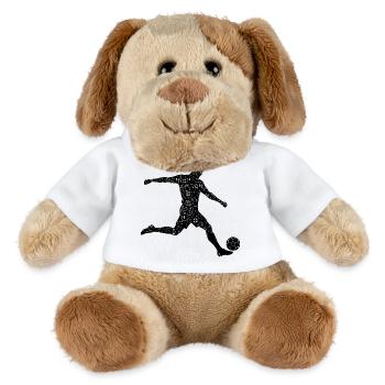 Soccer Design Player Soccer - MiniFeet® Dog Helge - white - Front
