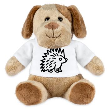 Porc-épic - Chien en peluche Helge MiniFeet® - blanc - Devant