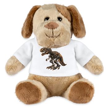 Mechanischer T-Rex aus Metall - MiniFeet® Hund Helge - Weiß - Vorne