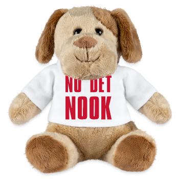 MAINTENANT le Nook Anti USA - Chien en peluche Helge MiniFeet® - blanc - Devant
