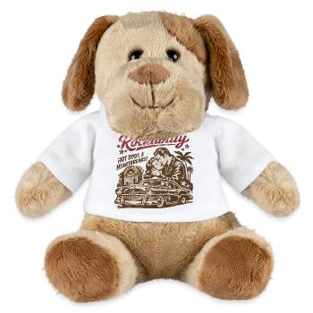 Rockabilly Vintage Rock & Roll des années 50 | Hot Rod - Chien en peluche Helge MiniFeet® - blanc - Devant