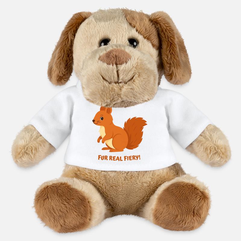 Feuerhörnchen - MiniFeet® Hund Helge - Weiß