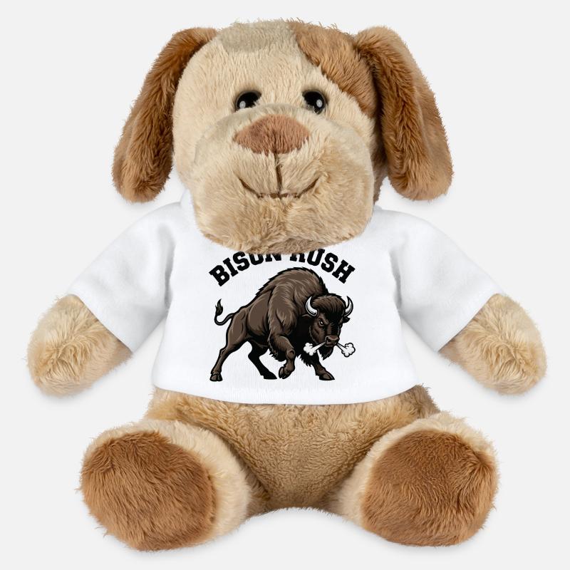 Bison Rush Wild Bison Force - MiniFeet® Dog Helge - white