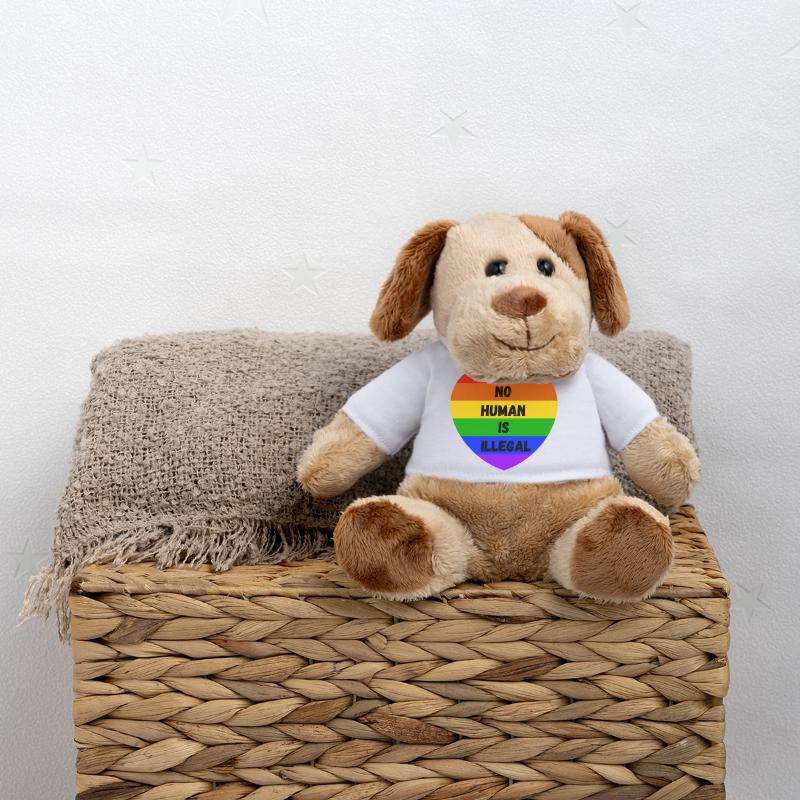  No Human Is Illegal MiniFeet® Hund Helge