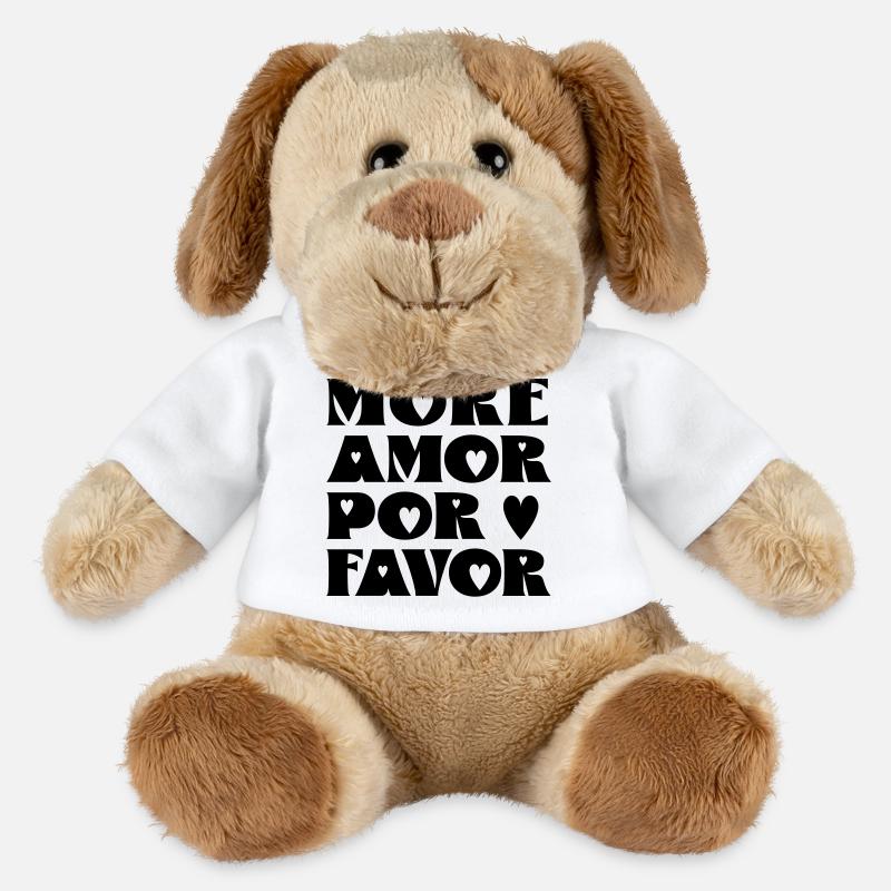 Plus d’amour s’il te plaît - Chien en peluche Helge MiniFeet® - blanc