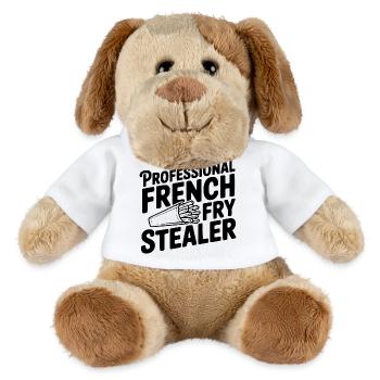 Professional French Fry Stealer - MiniFeet® Dog Helge - white - Front