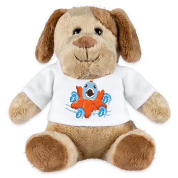 Einhorn Fisch - MiniFeet® Hund Helge - Weiß - Vorne