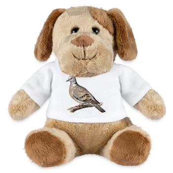 Turteltaube-Naturillustration - MiniFeet® Hund Helge - Weiß - Vorne