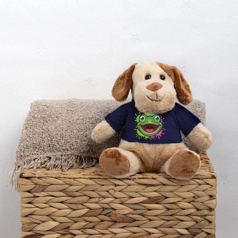 Cheerful Frog Splash MiniFeet® Dog Helge
