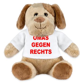omas gegen rechts - MiniFeet® Hund Helge - Weiß - Vorne