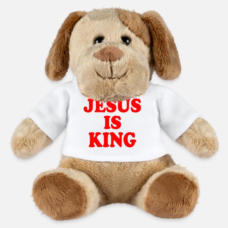 Jesus is king - MiniFeet® Hund Helge - Weiß