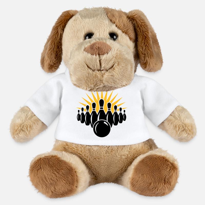 Kegeln - MiniFeet® Hund Helge - Weiß
