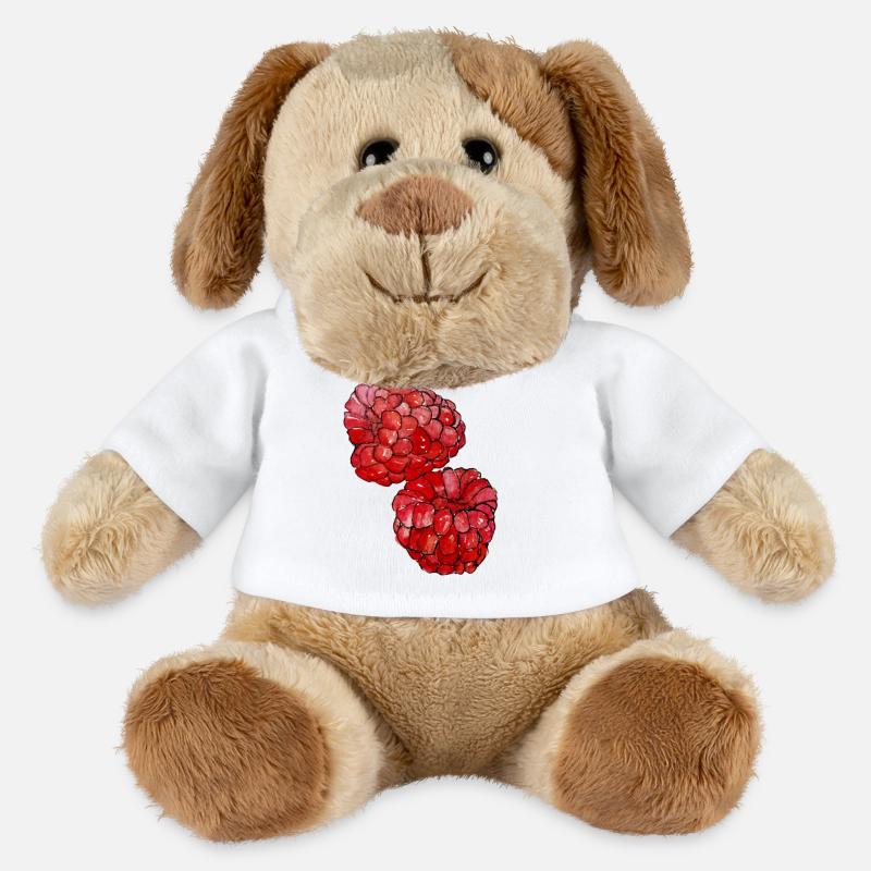 Himbeeren  - MiniFeet® Hund Helge - Weiß