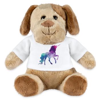 Einhorn - MiniFeet® Hund Helge - Weiß - Vorne