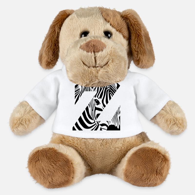 Zebra Mix Mono Black - MiniFeet® Dog Helge - white