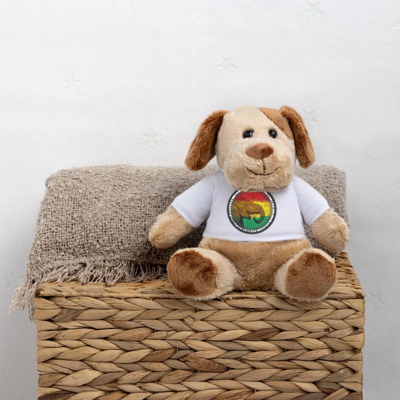 Le monde des éléphants dans le design rasta Chien en peluche Helge MiniFeet®