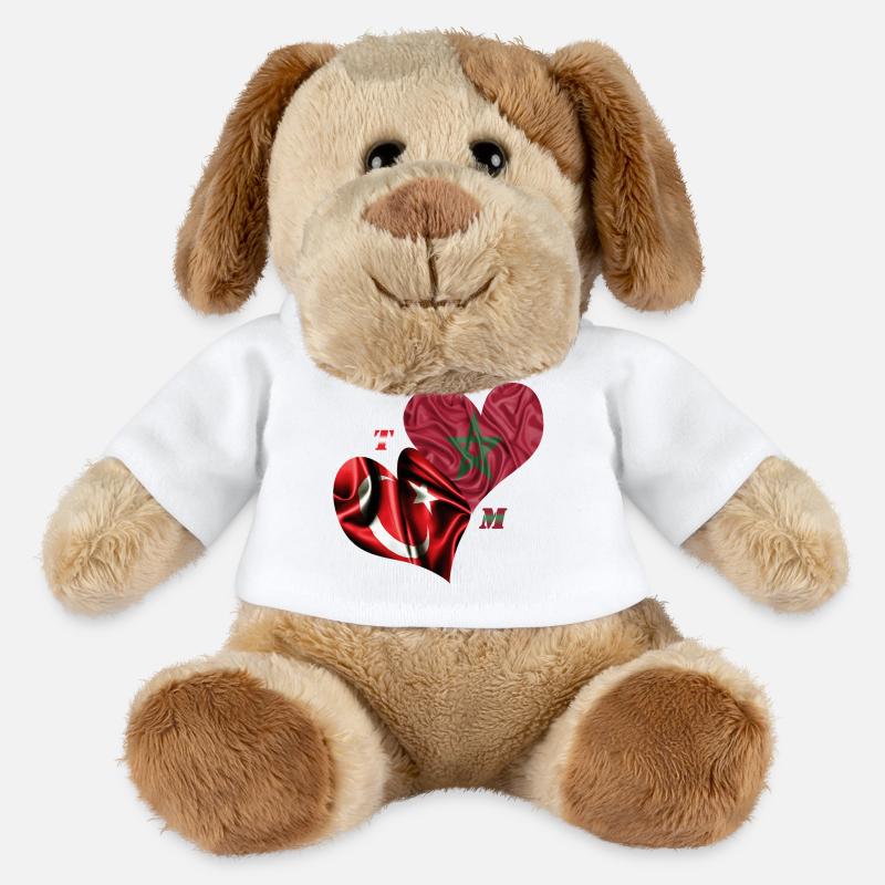 Morocco Turkey - MiniFeet® Dog Helge - white