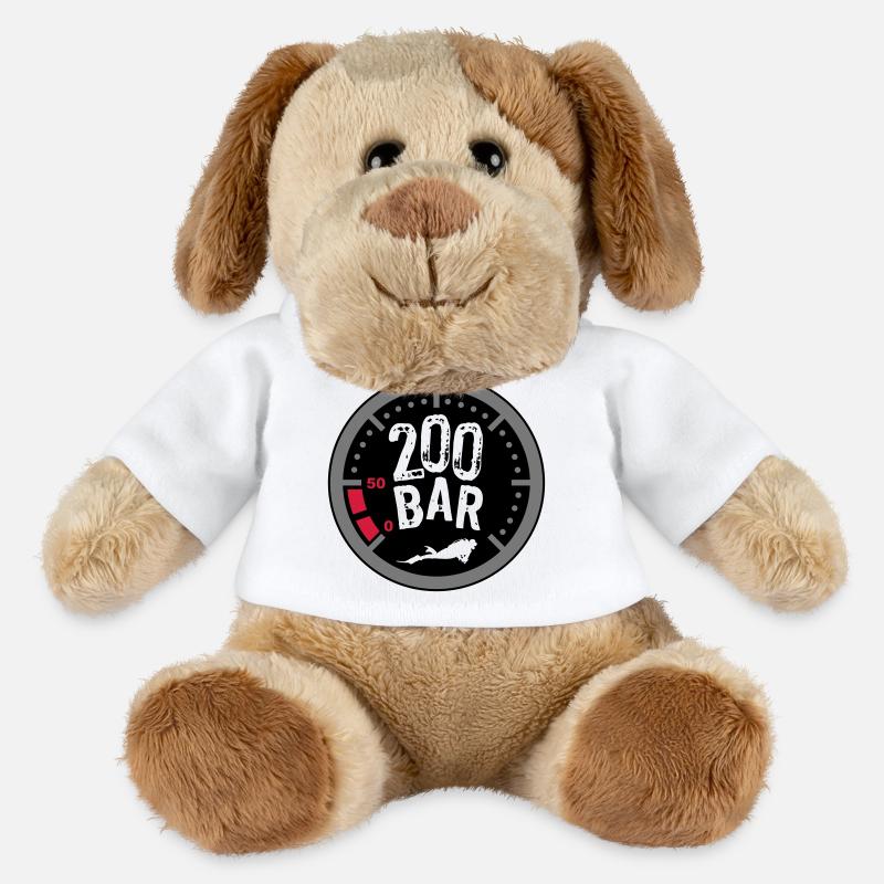 200bar - MiniFeet® Dog Helge - white