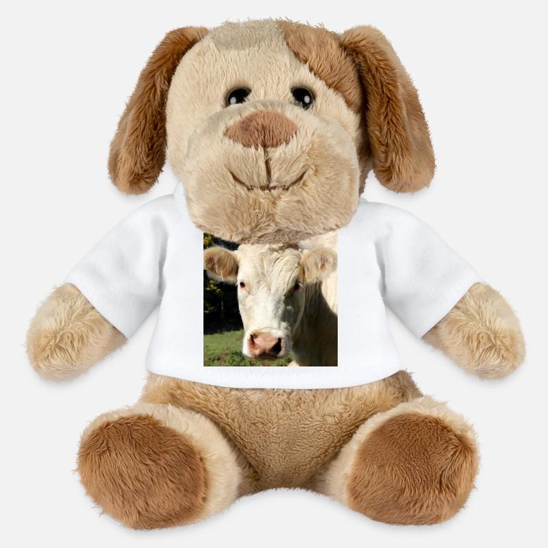 Kuh Poster - MiniFeet® Hund Helge - Weiß