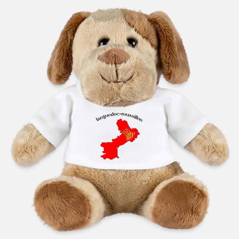 languedoc-roussillon - Chien en peluche Helge MiniFeet® - blanc