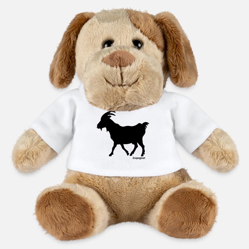 Sündenbock schwarz - MiniFeet® Hund Helge - Weiß