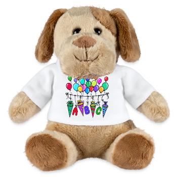 School School Day School Start School Start Learning - MiniFeet® Dog Helge - white - Front